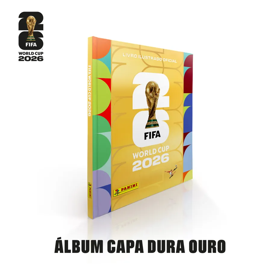 Álbum Capa Dura Ouro Copa 2026